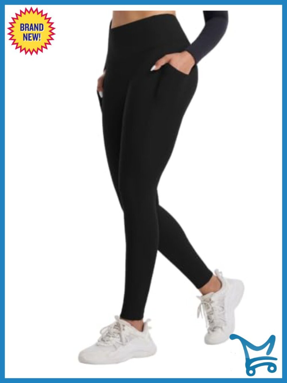 Fleece Lined Leggings High Waist Thermal Winter Hiking Yoga Pants